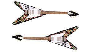 Epiphone Inspired By Gibson Customよりジミ・ヘンドリックスの最新「Jimi Hendrix Love Drops Flying V」が登場