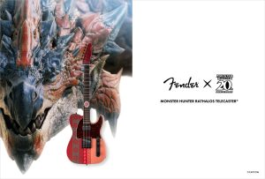 モンハン20周年記念！FenderよりMonster Hunter Rathalos Telecaster®が登場