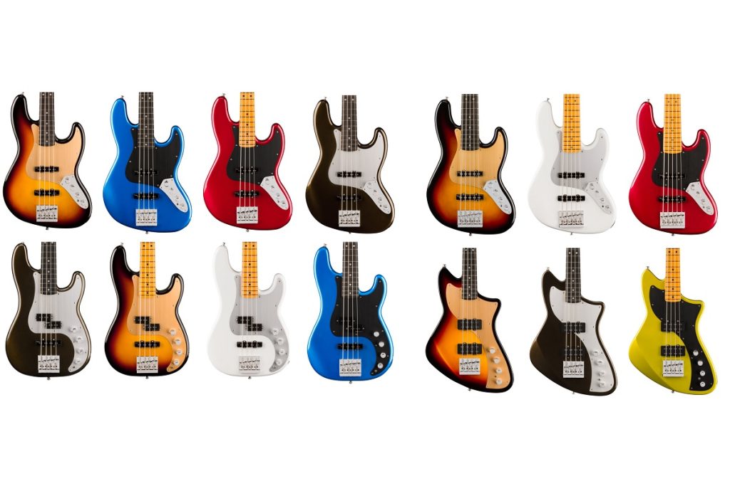 ほぼ未使用 Fender AMERICAN ULTRA Ⅱ ベース　おまけ付き Fender USA American Ultra II Jazz Bass V (Sinister Red/Maple