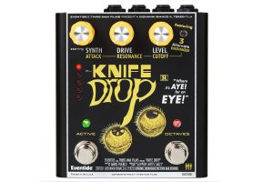Eventideよりモノフォニック・シンセ付きファズ・オクターブ・ペダル “Knife Drop ” 誕生。