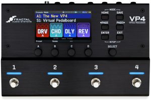 コンパクトかつ多機能なマルチエフェクター、Fractal Audio Systems VP4が登場