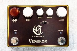 Char氏とVEMURAMが作り上げた特別なオーバードライブペダル「SPIRITONE」