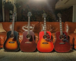 Gibsonより、様々な音楽環境に適した最新シリーズ『Gibson Acoustic Specials』からJ-45、Hummingbird、L-00の３機種がリリース