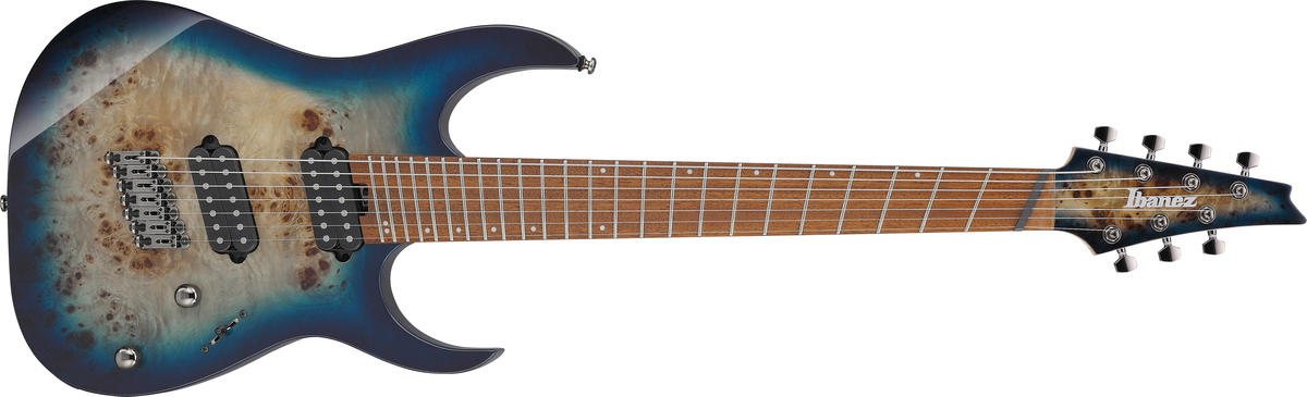 Ibanez RGMS7PB-CBS｜7弦・27–25.5インチマルチスケール搭載