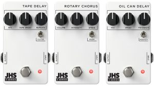 JHS Pedals　3 Seriesのエフェクターが三種登場　ディレイ×2とコーラス