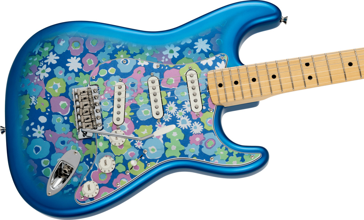 Fender「Blue Flower」Strat & Teleが2025年限定復刻。華やかな