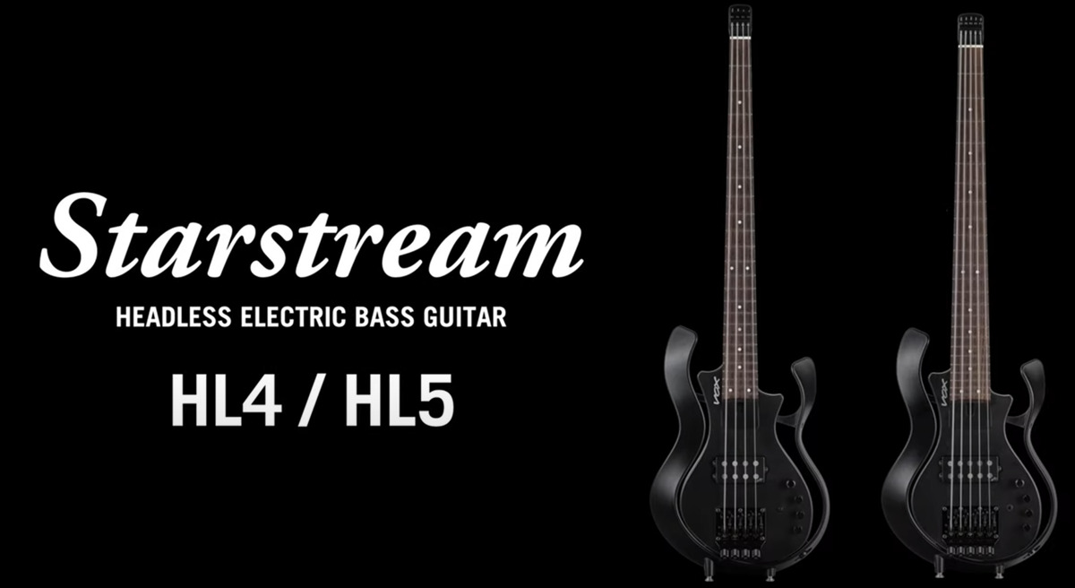VOX　Starstream HL-4 $ 5｜革新的ヘッドレス・ベース登場 – 快適な演奏性と高精度チューニングを両立