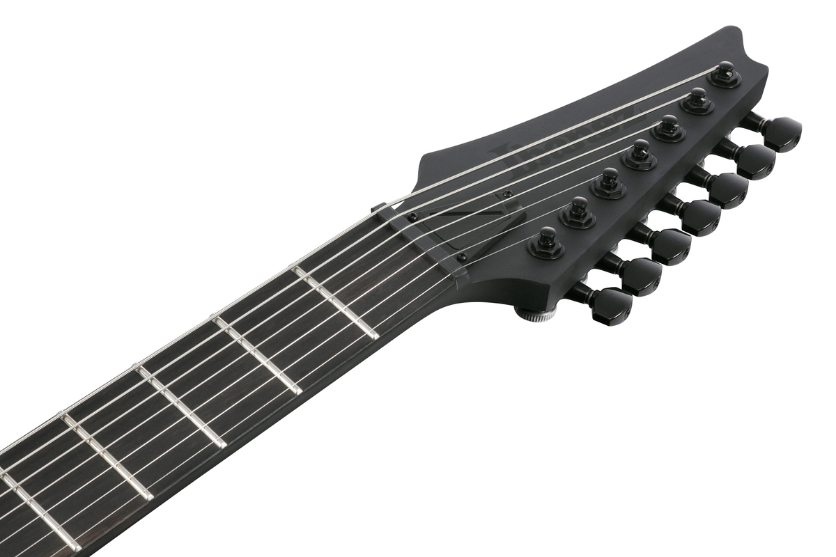 Roden エレキギター ブラック Ibanez「RGDRB71-BKF」登場。黒で統一された7弦ギターがIRON