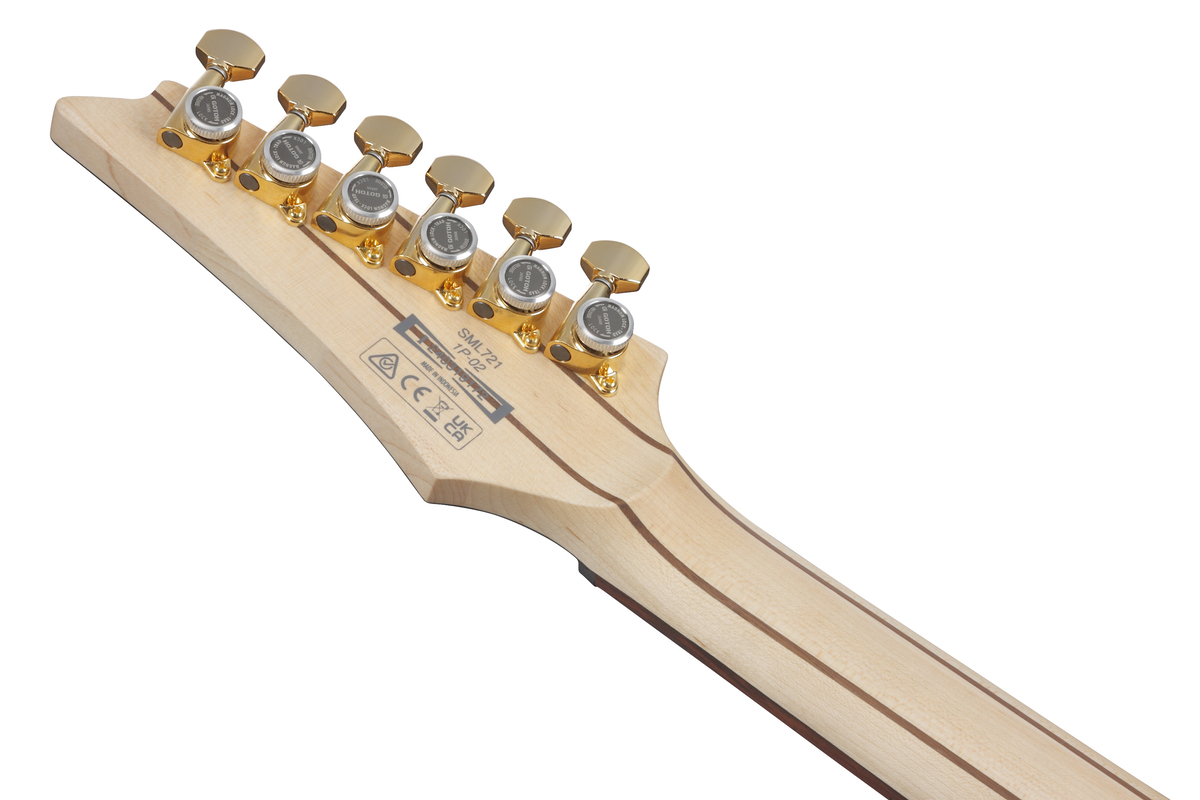 Ibanez SML721 EVO-Gold搭載 エレキギター 超軽量2.3kg 弾きやすさと多彩なサウンドを両立──Ibanez新モデルSML721、マルチ