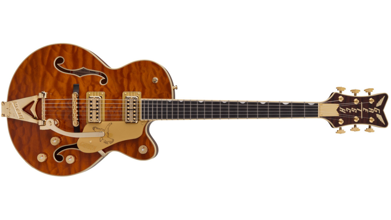 Gretschの限定モデル「Falcon Center Block Jr.」に注目 ─ キルトメイプルの輝きと新構造で響きを刷新