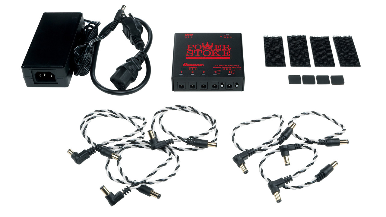 Ibanez PWRS6｜自在な電源管理を実現する可変出力対応のパワーサプライ　同時にノイズを抑えるプロ仕様DCケーブル「DCT」シリーズも登場