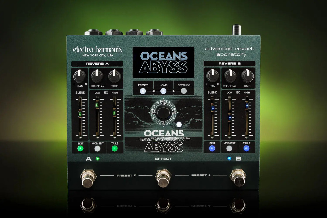 深淵へ誘うリバーブ体験──Electro-Harmonix「Oceans Abyss」登場