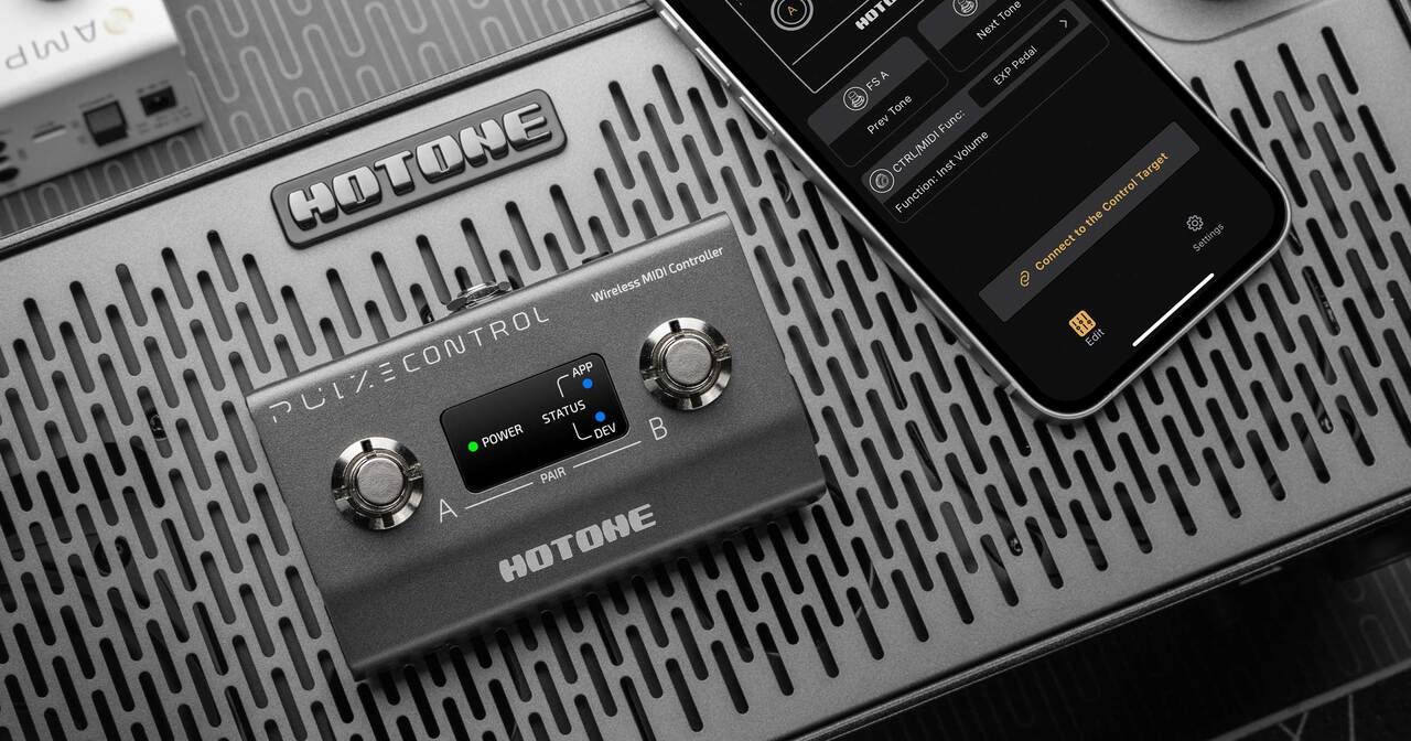完全ワイヤレスMIDIコントロール新時代 ― Hotone「PULZE CONTROL」登場