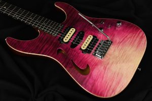 【8/7更新】魅惑のフレイム×ホロウボディ、T’s Guitars『DST-Hollow24 Mahogany‐Limited』
