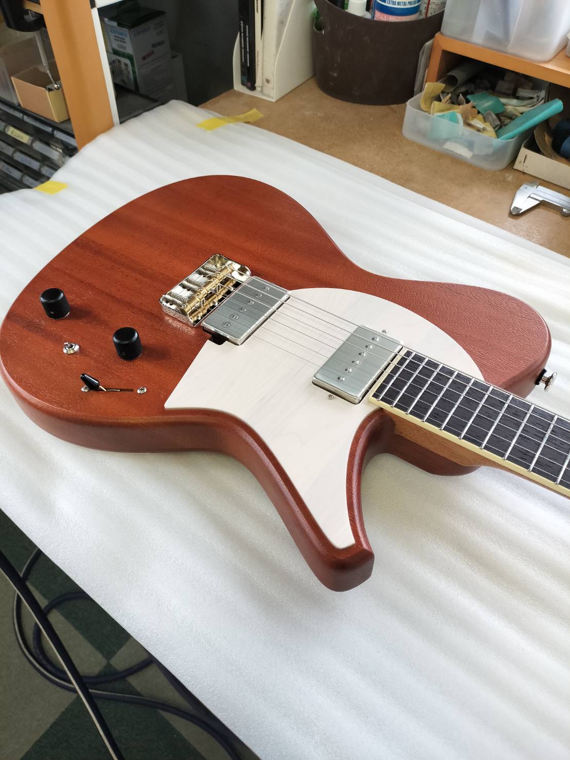 【楽器完成】月産5本のハンドメイドギターSuzukaGuitarDesign/Tierra M-Custom P12EX/MH信州ギター祭り2025