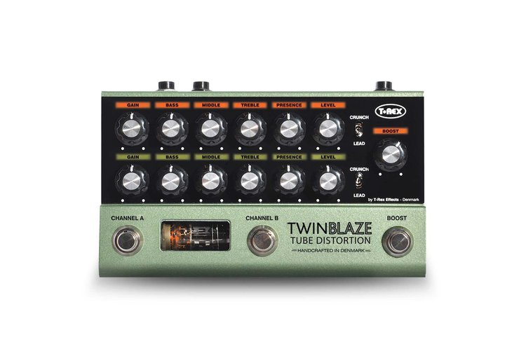 T-REX TWIN BLAZE ― 真空管12AX7搭載・先進2CHチューブ