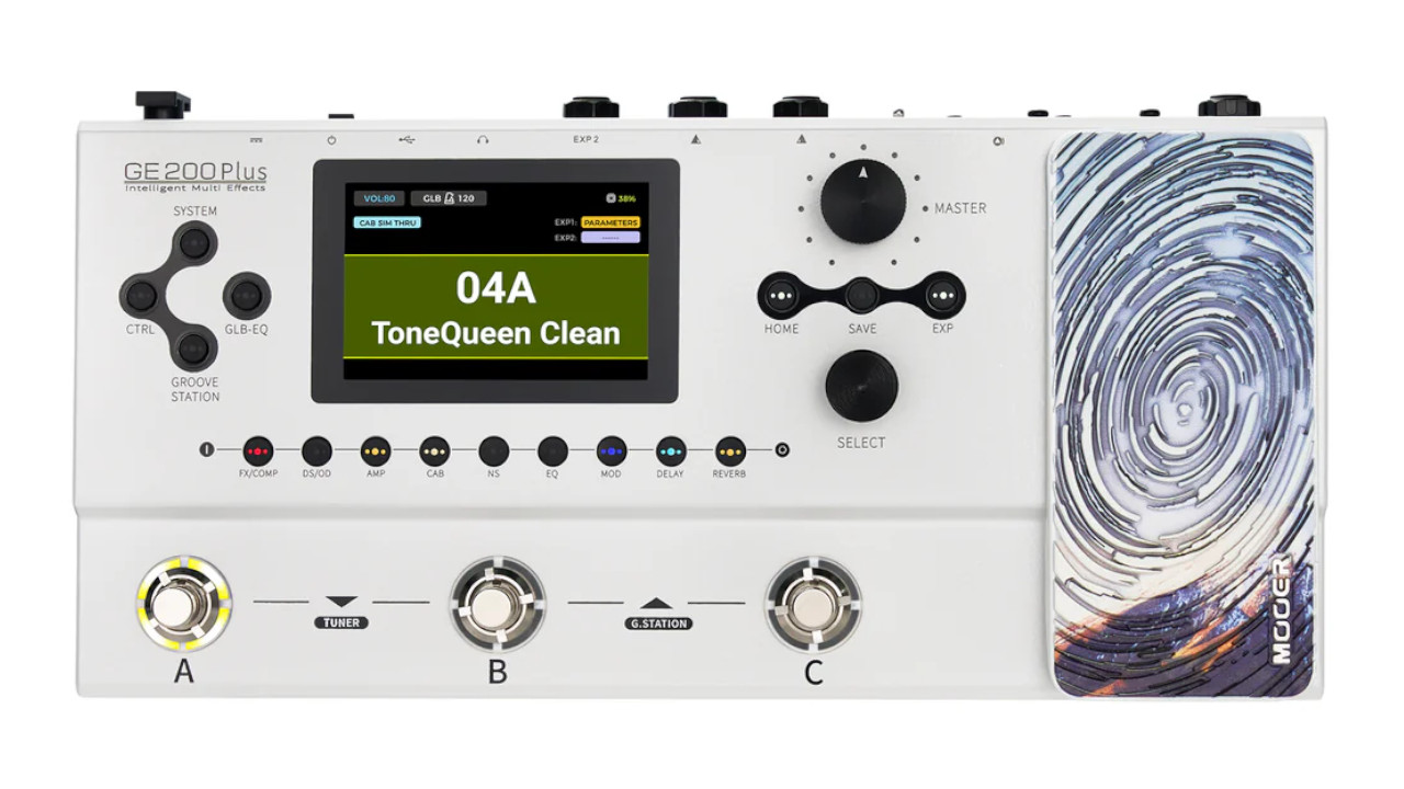 Mooer GE200 Plus｜高機能マルチエフェクターの新基準、高品質アンプ＆エフェクトを一台で実現
