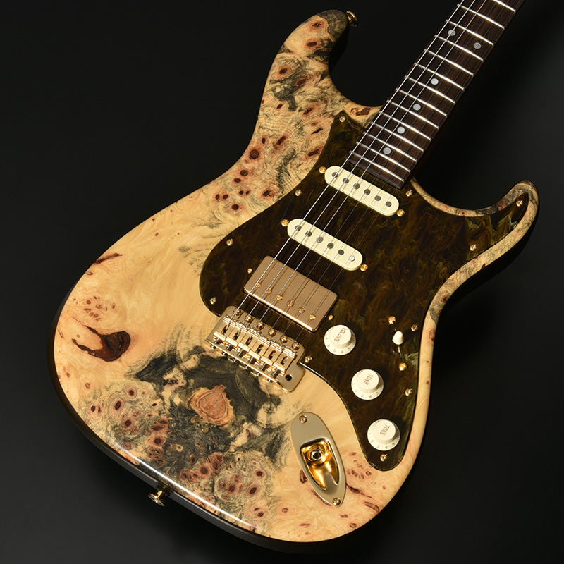 【楽器完成】絢爛さ際立つ希少材を使用したモデル「MC-Buckeyeburl ASH/G」