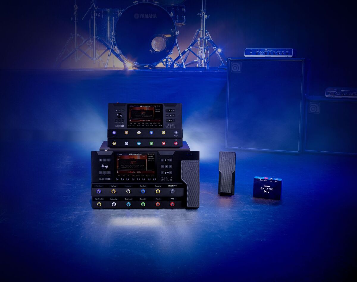 Line 6 Helix Stadiumシリーズ登場｜高解像度タッチスクリーンとDSPで進化するパフォーマンス・ワークステーション