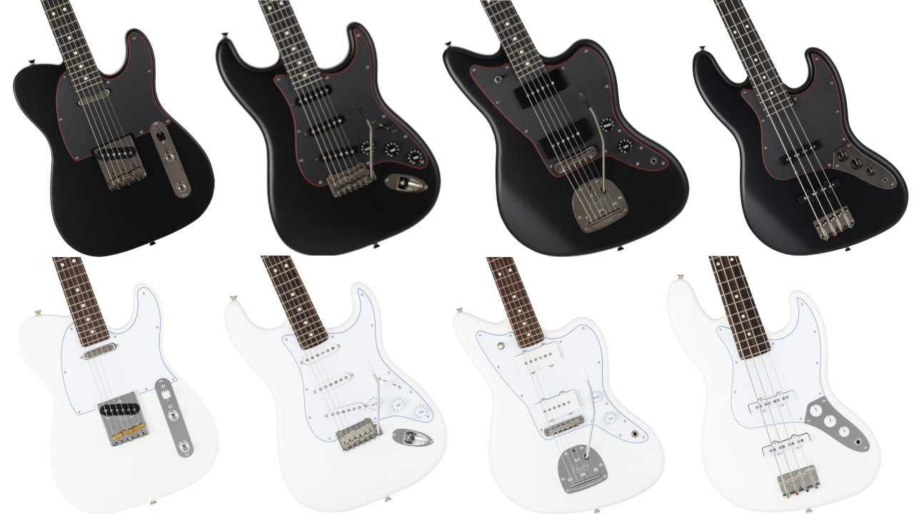 Fender　Made in Japan Limited Hybrid II「Noir」「Blanc」シリーズ登場─黒と白の美学を纏う限定モデル