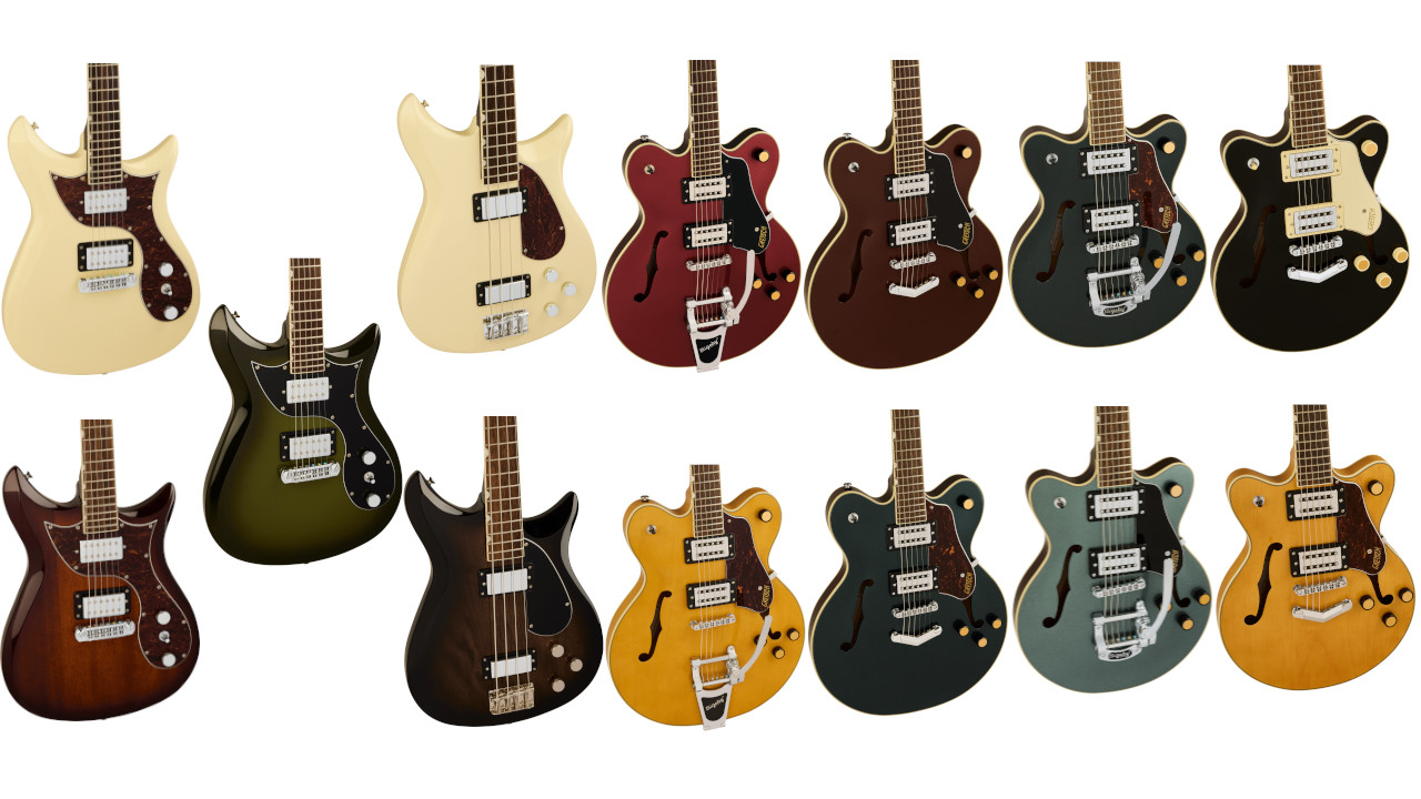 Gretsch新作ギター＆ベース、Electromatic® CVT/Streamliner™発表