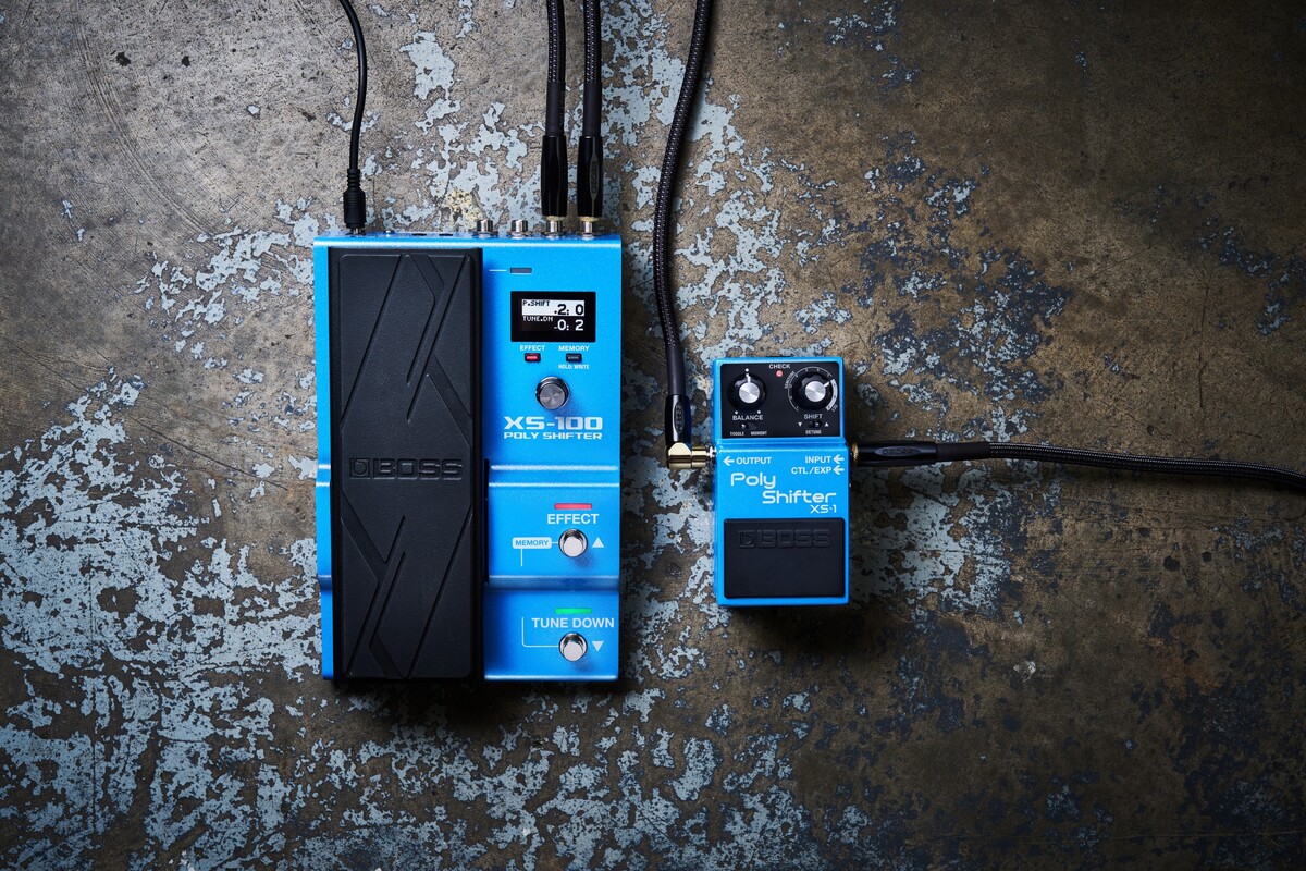 BOSS　XS-100 / XS-1 新登場｜自然な弾き心地で広がる次世代ピッチ・シフター