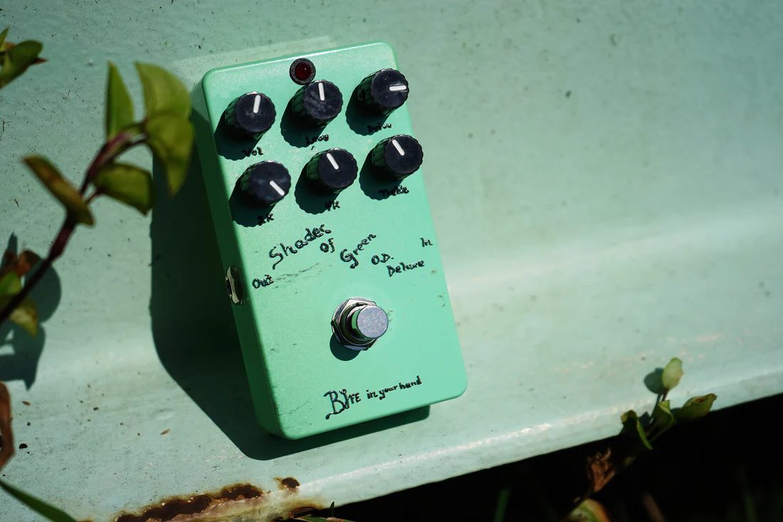 BJFEサウンドを再構築したOne Control「Shades Of Green O.D. Deluxe」日本製ハンドメイドモデル