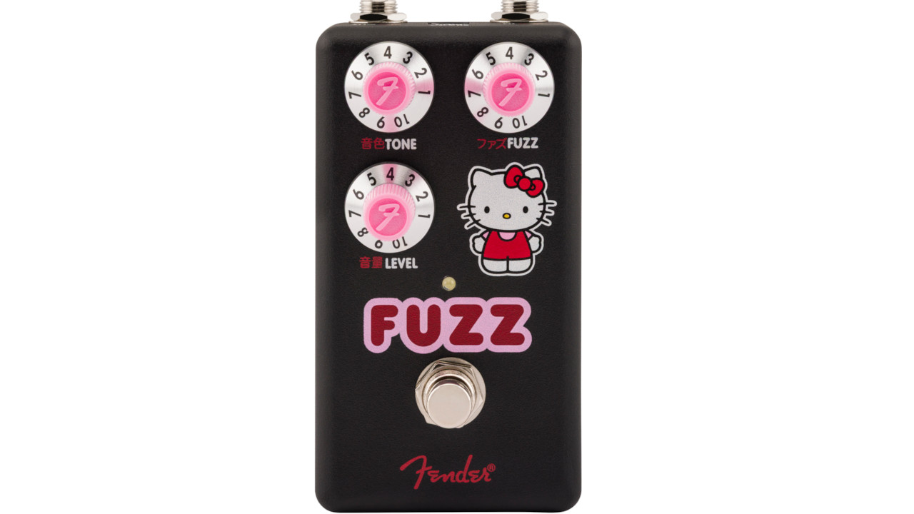 Fender x Hello Kitty Fuzz Pedal Black｜可愛らしさと轟音を兼ね備えた特別仕様