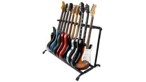 【Gator Frameworks　Rok-It RI-GTR-RACK10】最大10本収納の折りたたみ式ギターラックが登場