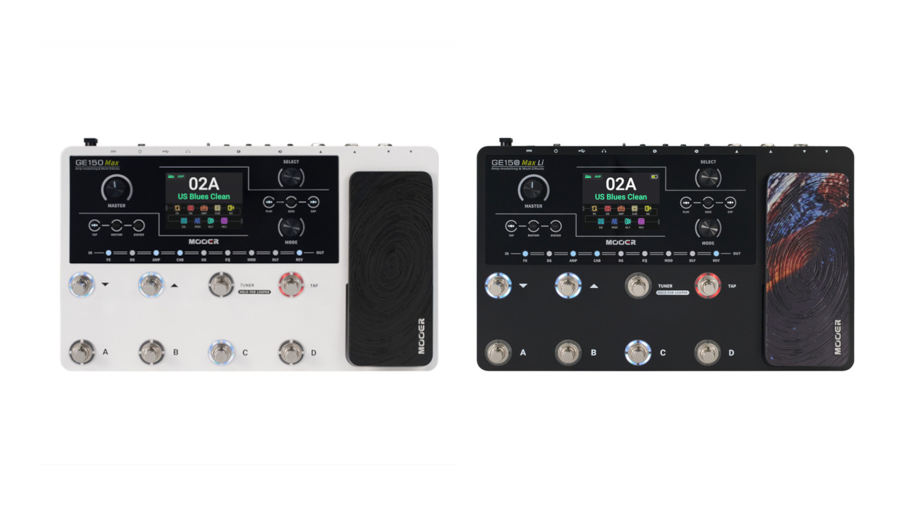 Mooer　GE150 Max｜55種のアンプモデルを搭載した新世代マルチエフェクター