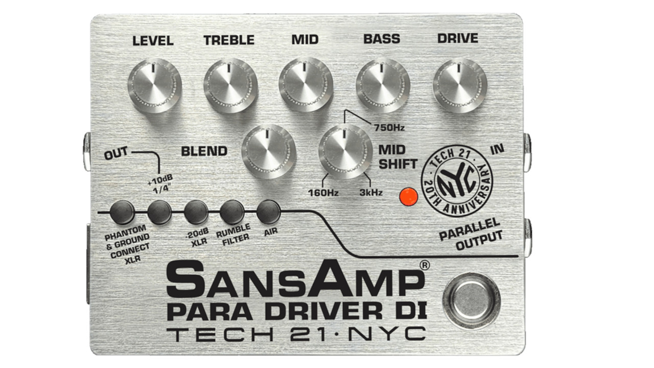 TECH21「SansAmp Para Driver DI」発売20周年記念モデル発売