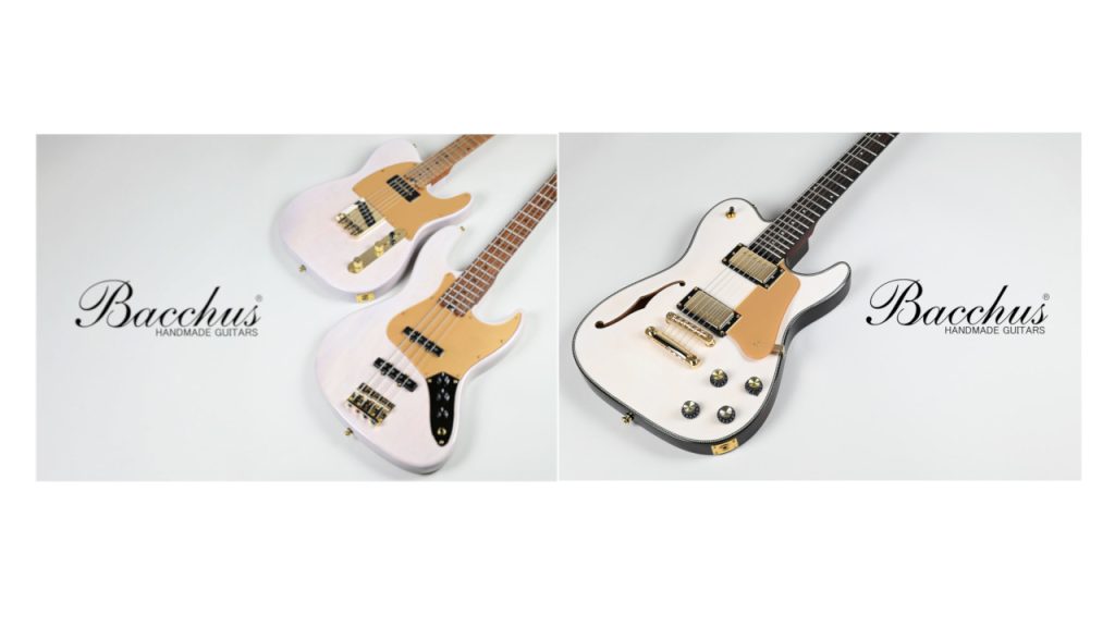 Bacchusの人気モデルにスノーホワイトカラーとゴールドパーツの