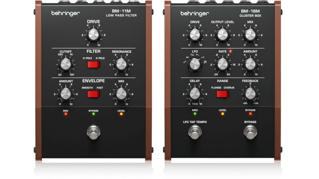 BEHRINGERより90年代のMoogを忠実に再現したエフェクターが2機種登場