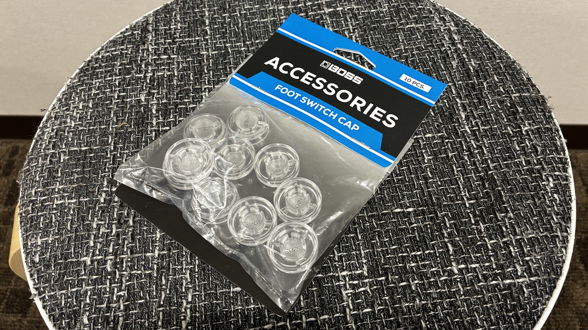 【実物レビュー】BOSS　FSC-10｜フットスイッチ・キャップで操作性と視認性を強化