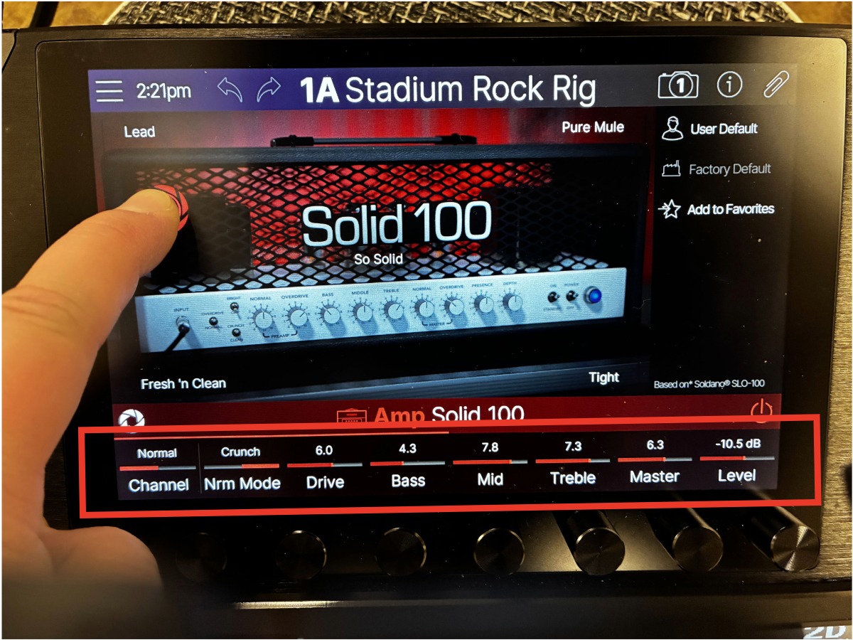 実機レビュー】LINE6 Helix Stadiumは超絶デキるヤツでした