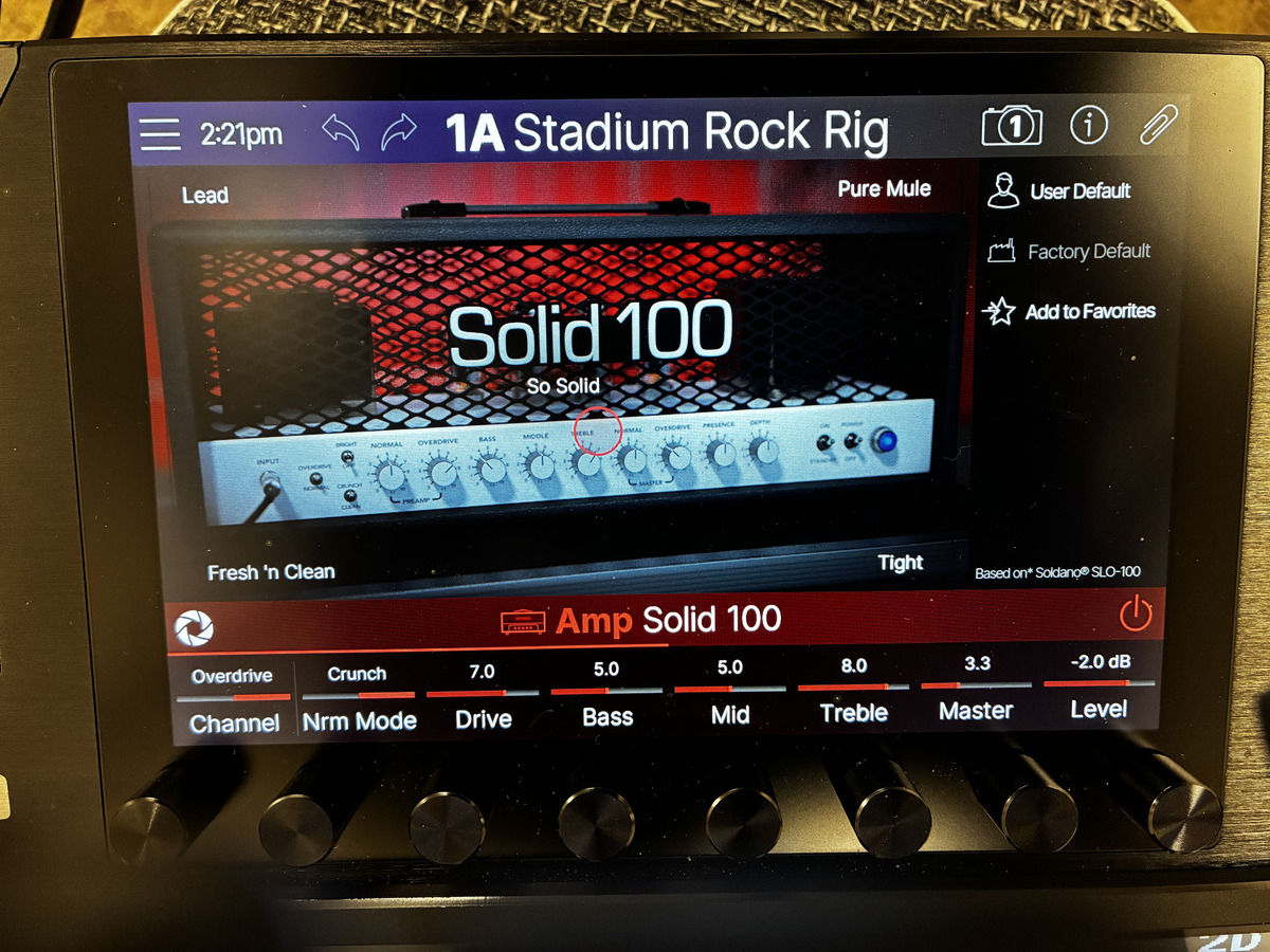 実機レビュー】LINE6 Helix Stadiumは超絶デキるヤツでした