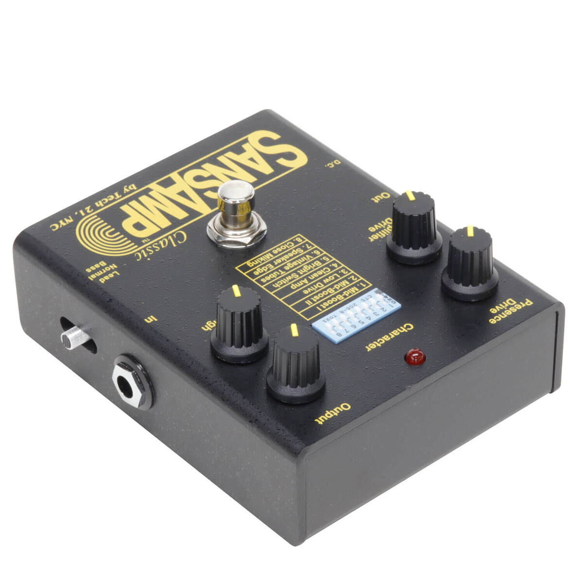 アンプシミュレーターの原点 TECH21 SA1 SansAmp Classic | ギタセレ
