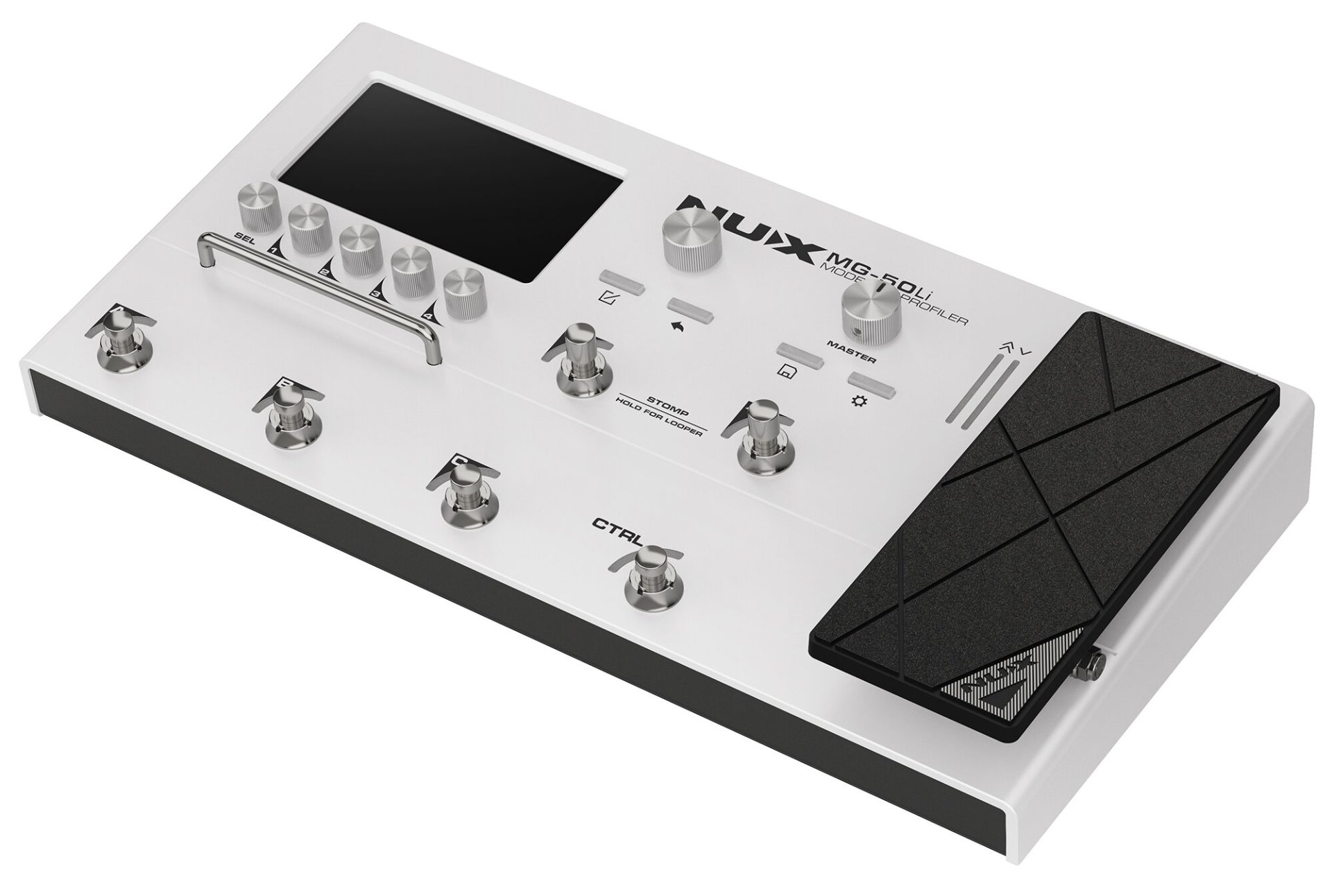 新製品】NUXのフラッグシップ・マルチ「MG-50Li」が登場！バッテリー