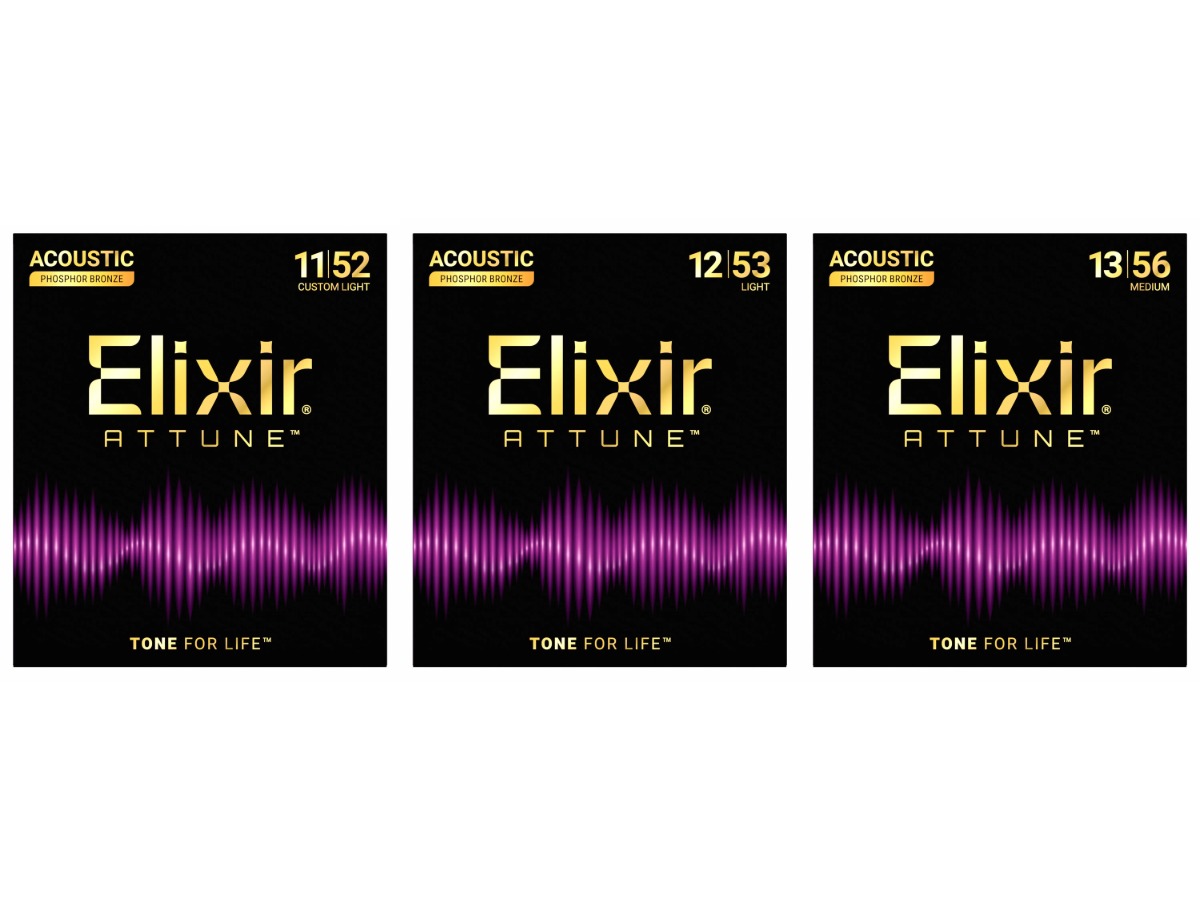 Elixir新製品 ATTUNE アコギ弦の革新的トーン