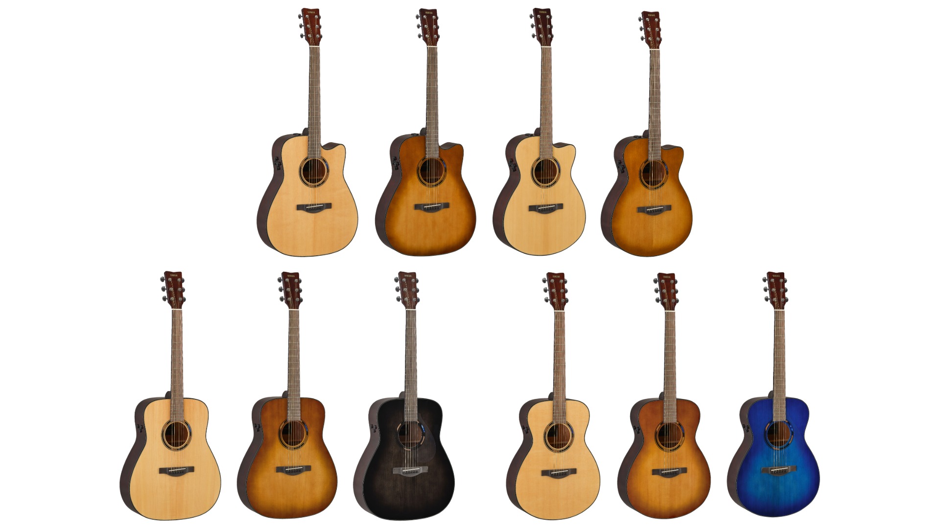 YAMAHA　トランスアコースティックギターにニューモデルが登場