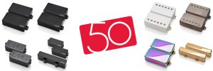 【EMG 50周年】伝説のトーンが今甦る！限定オリジナルロゴ仕様＆特別カラーの記念ピックアップが多数登場