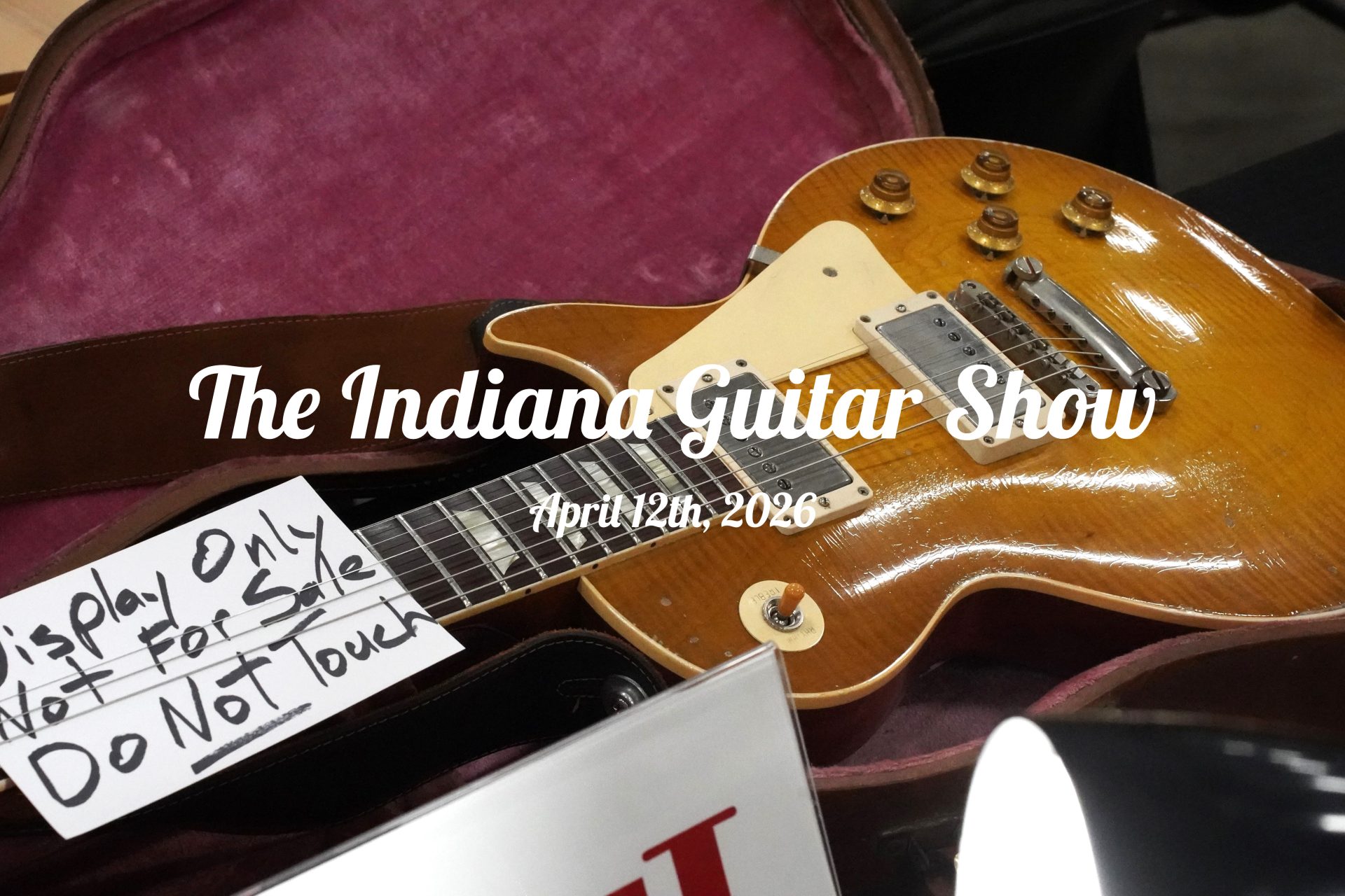 別室 野原のギター部屋 Vol.61 “The Indiana Guitar Show April 12th, 2026”