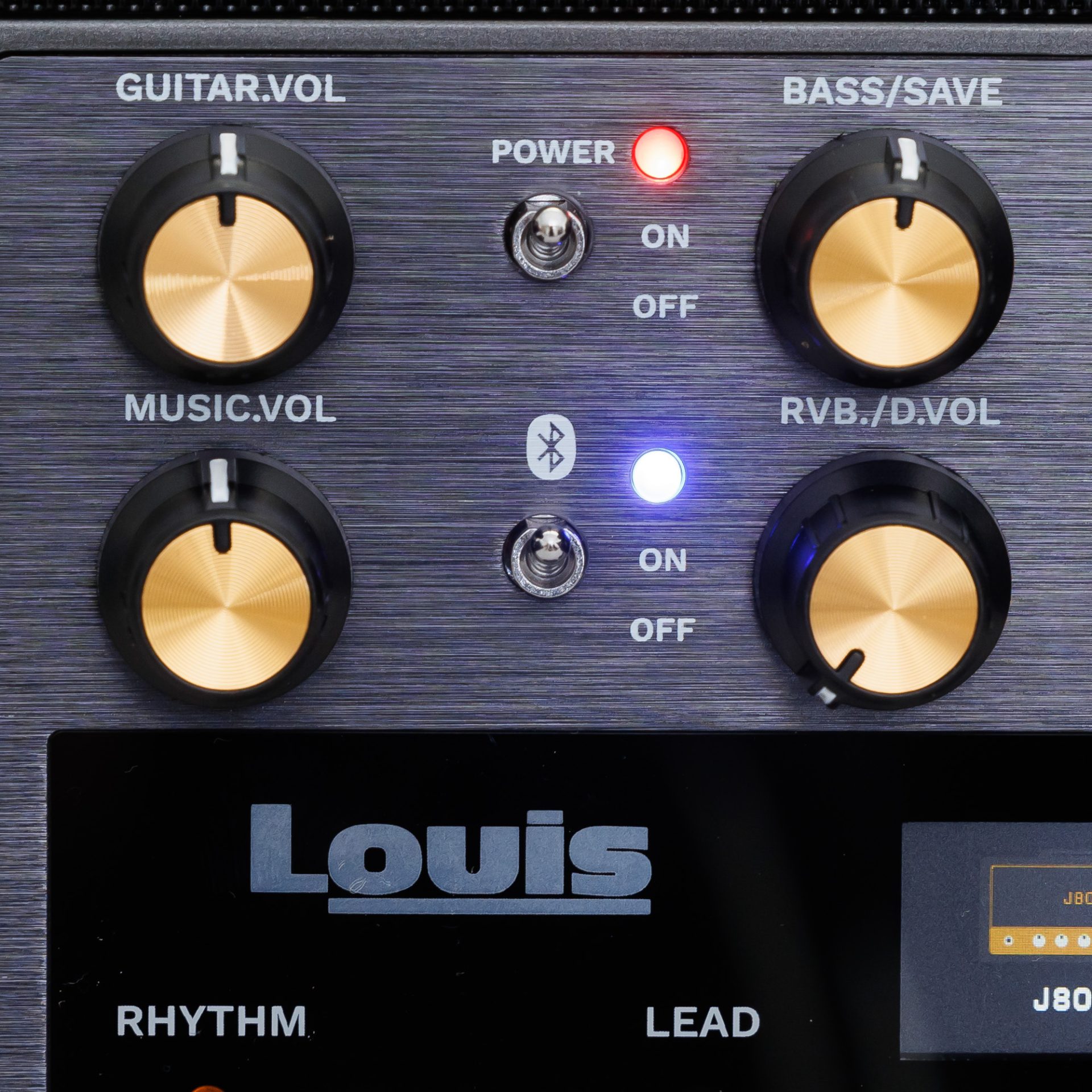 マルチエフェクター風のボディにアンプ＆スピーカーを凝縮！Louis「LGA