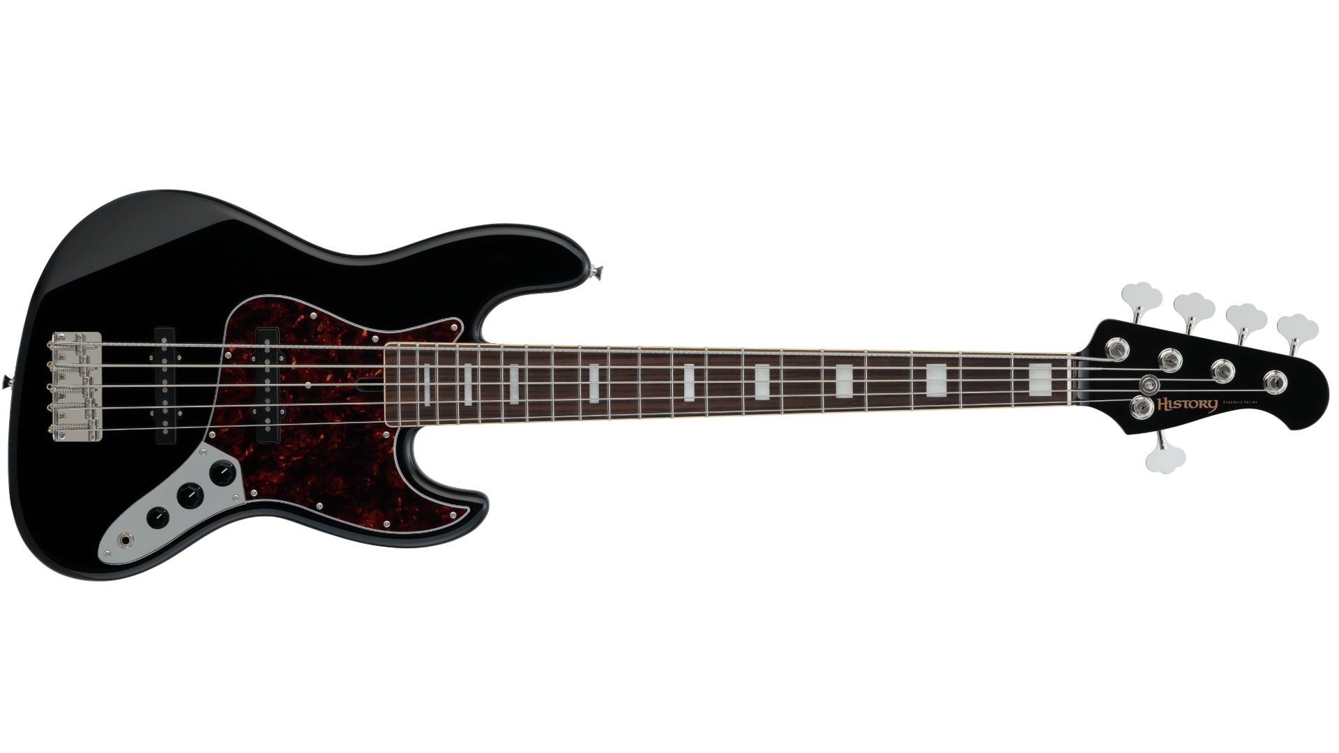 HISTORY HJB5V-Standard Black｜【限定カラー】4弦からの持ち替えもスムーズな、現代の音楽シーンに向けた国産スタンダード5弦ベース