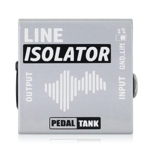 【Pedal Tank】マルチやキャビシミュの出力を守る！超小型アイソレーター「Line Isolator」登場