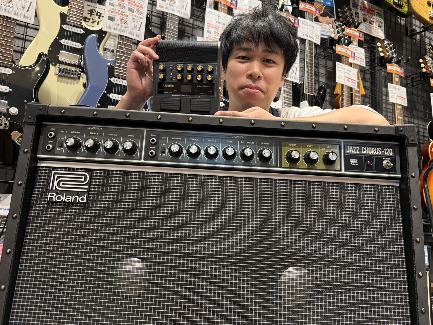  JC-120がマーシャルやハイゲインに化ける！？Louis「LGA-STOMP」のアンプ出力を徹底レビュー！ | にしやまのハロー！推しギア Vol.5
