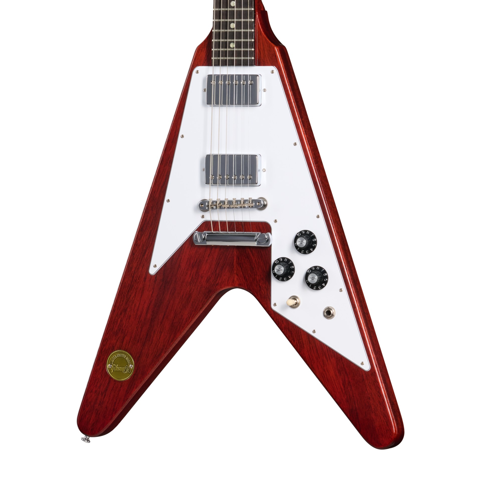 伝説の名器が忠実に復活！Gibson Customから『1971 Flying V Medallion