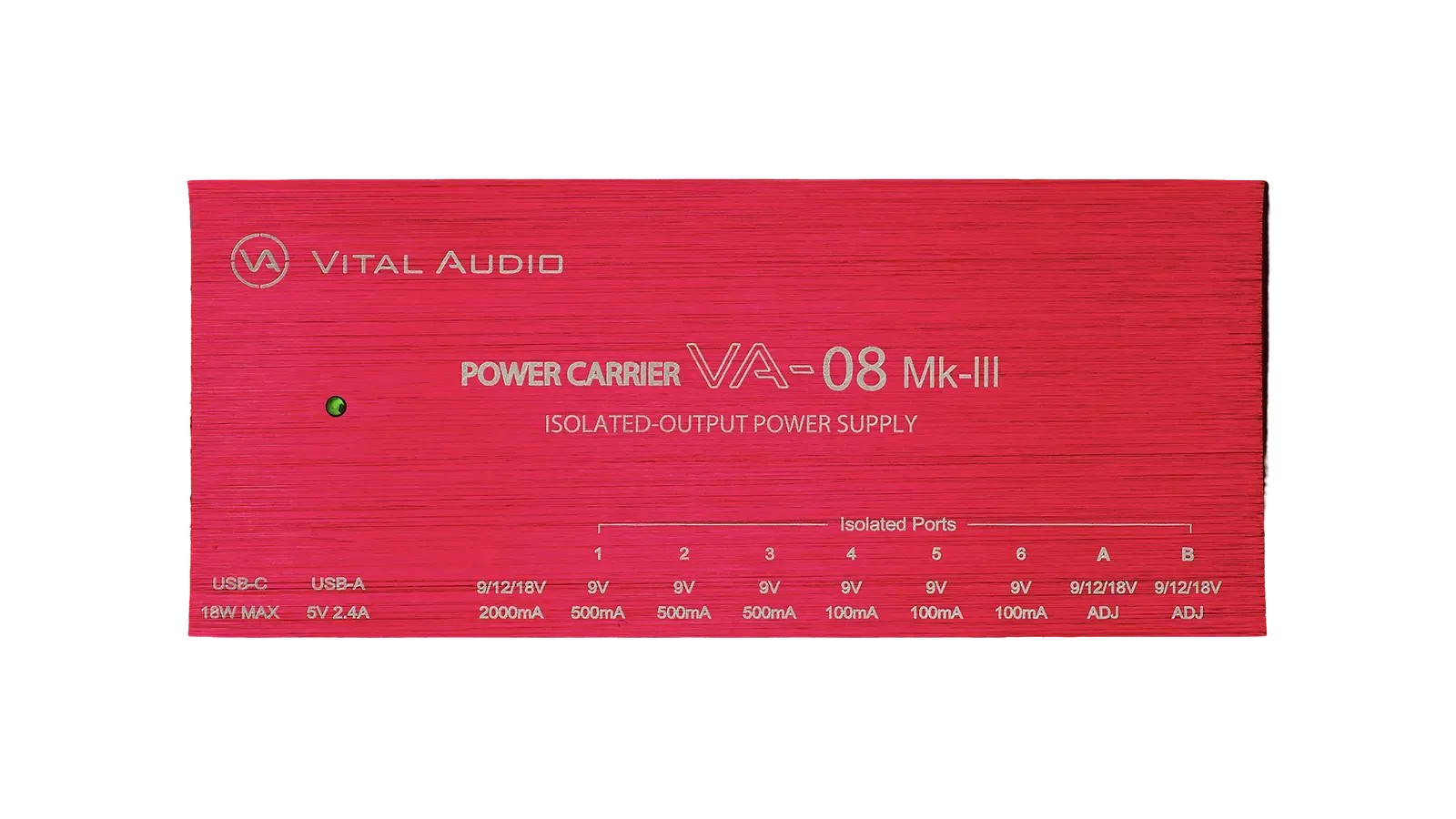 ボード裏にすっきり収まる22mm！機能と安全性を高めたVital Audio「POWER CARRIER VA-08 Mk-III」