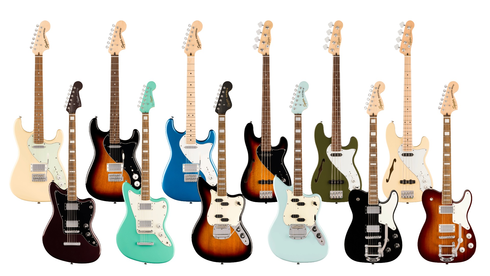 Squier Paranormalシリーズに新作登場！個性が光るユニークな5モデルを徹底紹介
