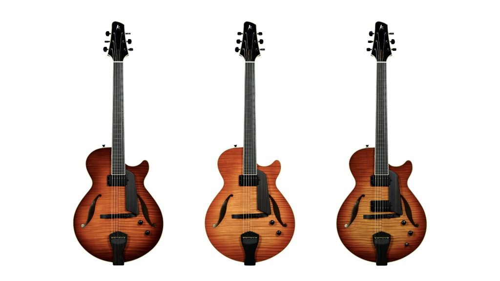 Kikuchi Guitarsより15インチ深胴フルアコ「JF15」「JF15 2HB」が登場！取り回しと豊潤なサウンドを両立した注目モデル